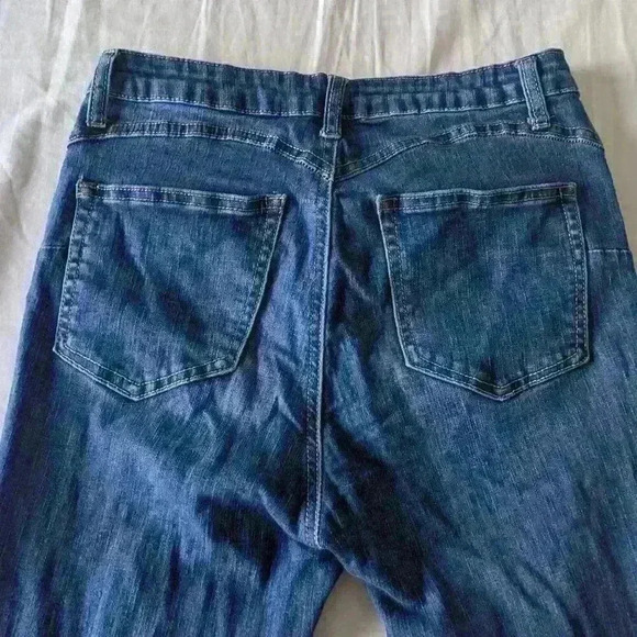 Shein, Skinny Jeans, high-waisted, dark  blue, size Medium - Picture 8 of 11